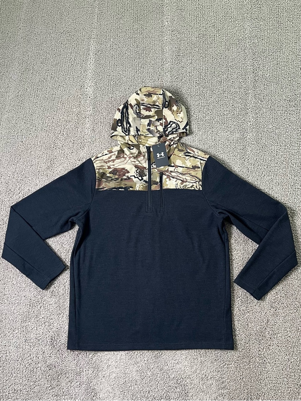Under Armour Specialist Grid ½ Zip Hoodie Men's Size Large